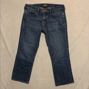 Lucky brand sweet crop jeans size 6/28